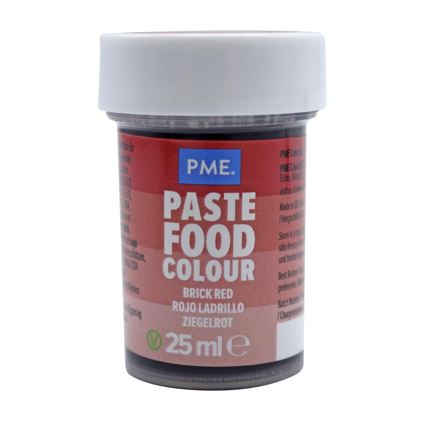 Bakkleurpasta - Steenrood (25g)