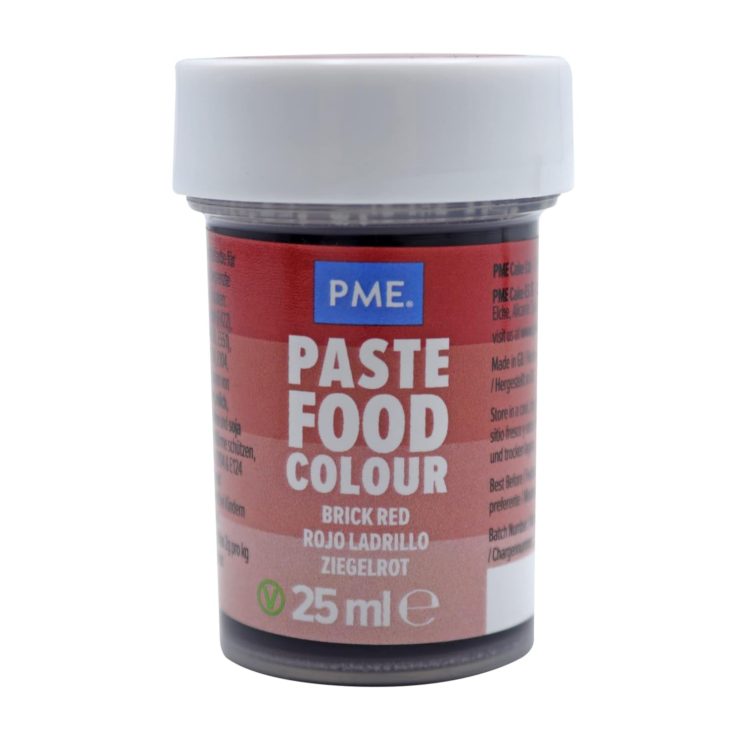 Bakkleurpasta - Steenrood (25g)