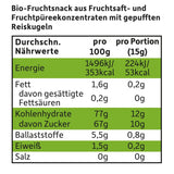 FRECHE FREUNDE Biologische fruitgelei, appel-, frambozen- en rijstlolly's, fruitige zoete snack voor kinderen, glutenvrij, veganistisch, verpakking van 20 (20 x 30 g)