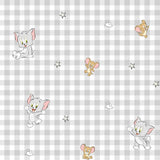 Nog niet Quilt 100% katoen, Tom Jerry Vichy-patroon, voor 90 cm brede bedden (90 X 200 cm) Quilts en quilts Naty Shop