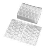 20 Jelly-nagellijmtabletten - Doorzichtige, sterke dubbelzijdige zelfklevende pads Waterdicht Herbruikbaar Druk op nagels DIY-manicureset Nagelaccessoires