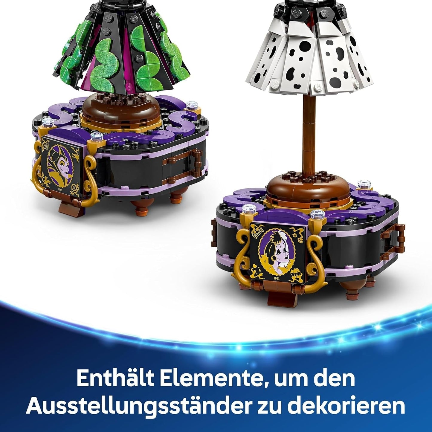 LEGO Ç€ Disney Villains The Dresses Of Maleficent en Cruella De Vil - Speelgoed voor jongens en meisjes vanaf 9 jaar - Incl. 2 minipoppetjes en 2 dierenfiguren - Verjaardagscadeau voor fans 43262 Bouwsets Besuche in LEGO-Store