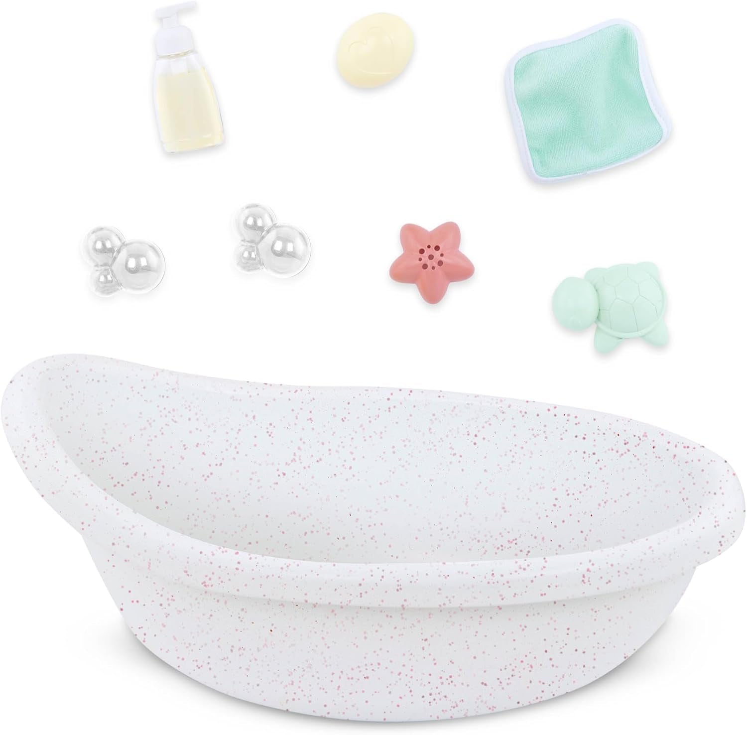LullaBy – Poppenbad – Badset – Badspeelgoed – Poppenaccessoires – Realistisch waterspel – Kinderen vanaf 2 jaar