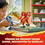LEGO NINJAGO Kai's brandweermecha-actiefiguur voor kinderen met aanpasbare rode mecha-figuur Ninja-set 4 figuren inclusief Kai en Zane Cadeau voor 7-jarige jongens en meisjes 71808 Bouwsets Beuche in LEGO-Store