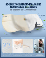 Nekkussen Orthopedisch kussen voor nekpijn Memory Foam kussen Ergonomisch kussen voor optimale ondersteuning Neksteunkussen voor laterale rug- en buiksteunen Cervicale orthopedische kussens Naty Shop