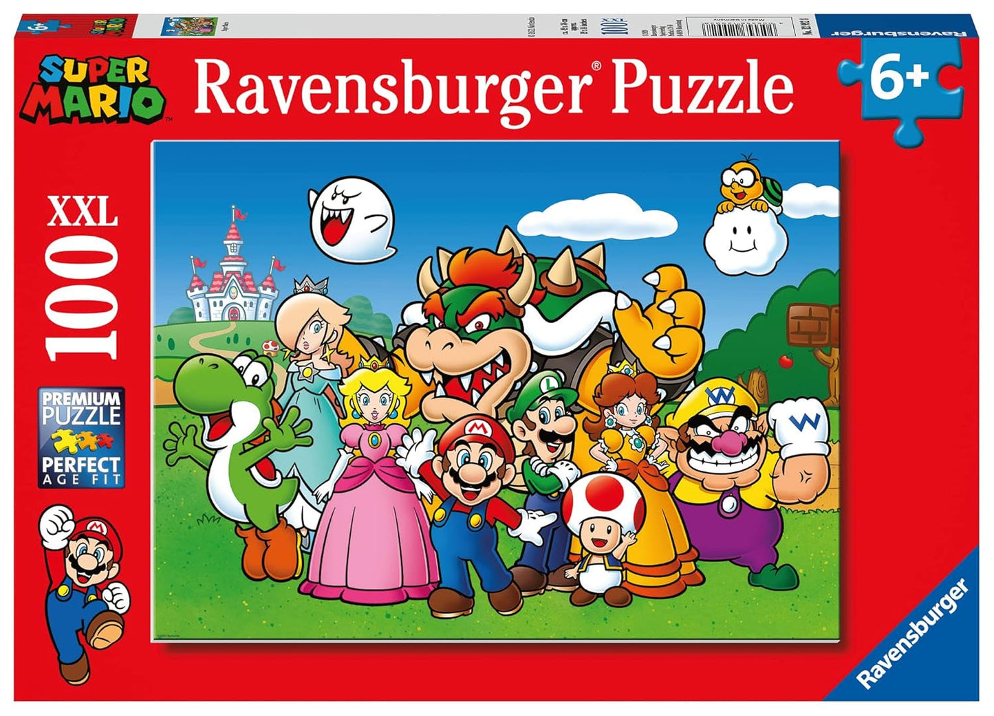 Legpuzzel voor kinderen 100 stukjes XXL - Nintendo Super Mario Fun Puzzle Naty Shop Single Single