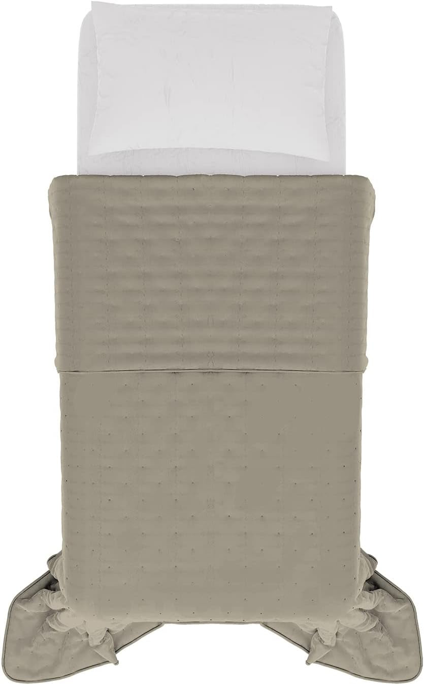Italiaans beddengoed zomerdekbed CHIC, microvezel, SINGLE 170X250Cm, bruin Quilts en quilts Naty Shop Brown Single 170X250Cm