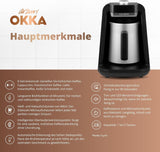 TURKS KOFFIEMACHINE Arzum OKKA RICH SPIN PRO (chroom)
