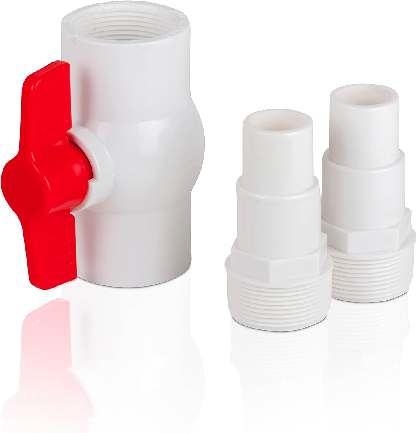 Gre AR512 - Aan/uit-ventiel met 2 adapters voor Ø38 en Ø32 mm slangen