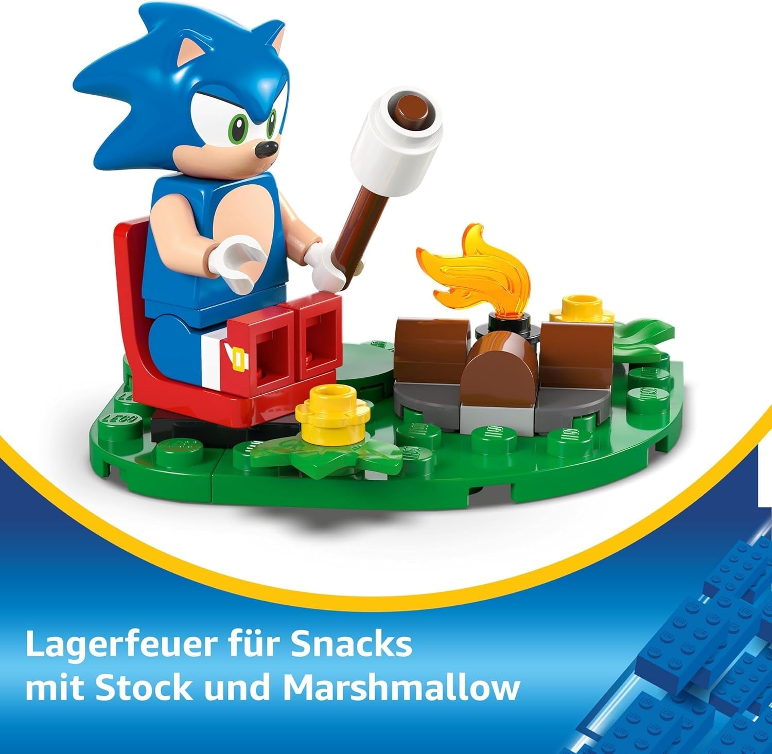 LEGO Sonic the Hedgehog Sonics confrontatie bij het kampvuur Spelspeelgoed voor kinderen en videogamefans Bouwset voor jongens en meisjes 7 jaar oude avonturenset Verzamelbaar 77001 Bouwsets Beuche in LEGO-Store