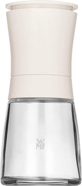 WMF Trend zout- of pepermolen 14 cm, zonder vulling, keramische molen, kunststof, glas, wit Grinders en Slicers Naty Shop Single