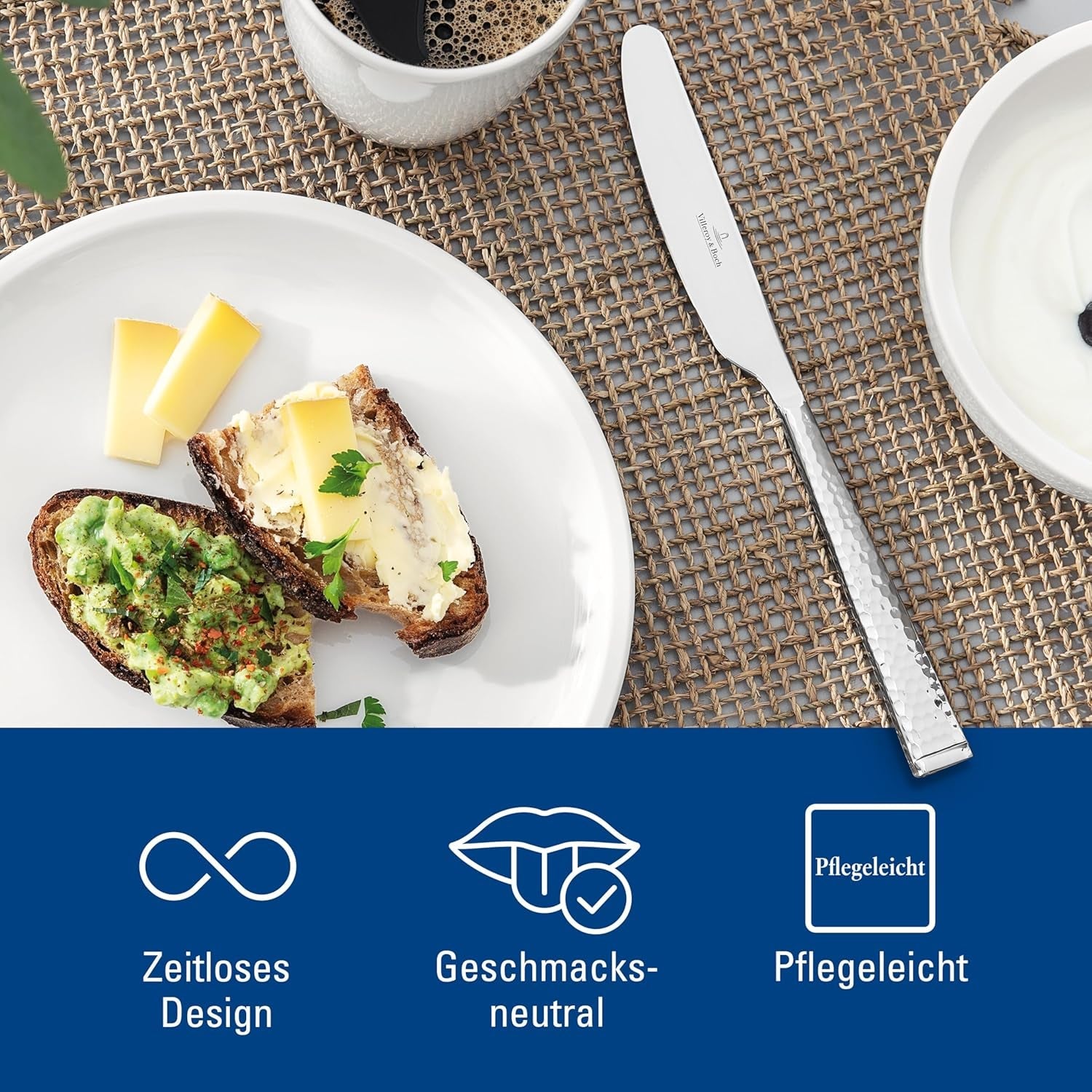 Villeroy & Boch Blacksmith bestekset voor maximaal 6 personen, 24-delig, roestvrij staal