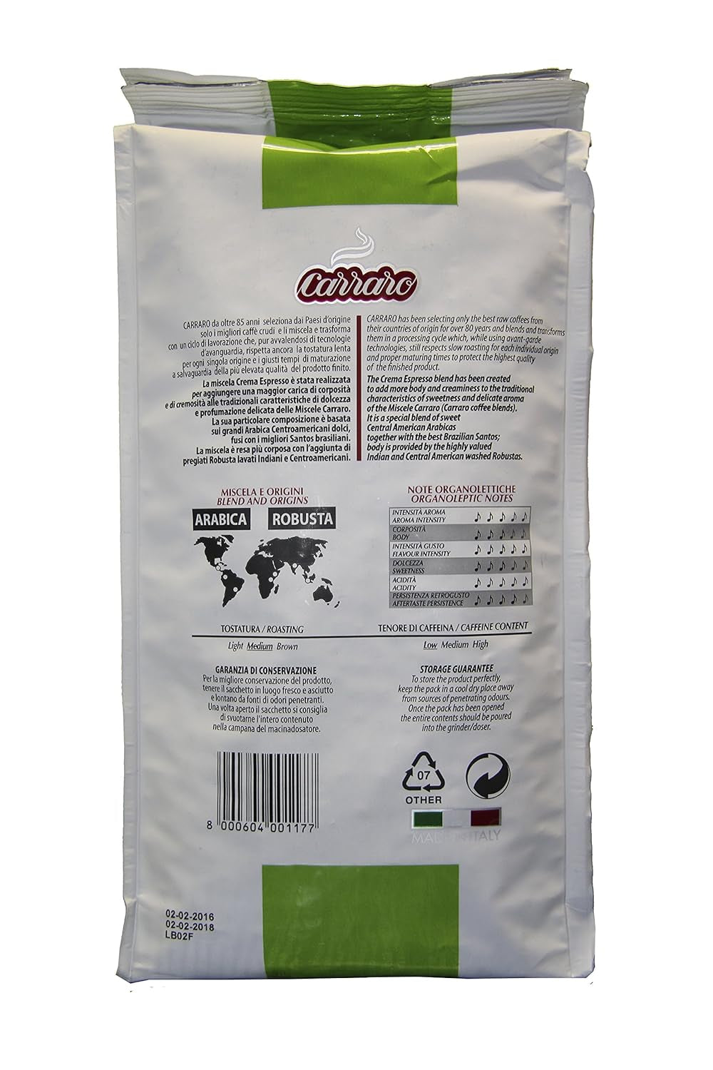 ESPRESSO ROOM 1 kg bonen