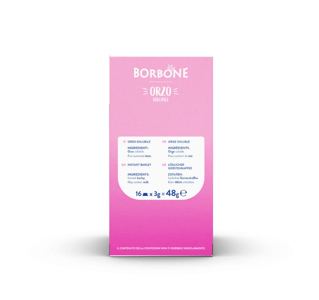 Caffè Borbone Malzkaffee - 96 Kapseln (6 Packungen mit 16 Stück) - Compatibel met Lavazza A Modo Mio Haushalts-Espressomaschinen