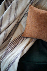 Toison D'Or hoek, 240 X 260 Cm, Wit/Aubergine/Bizet Dekbedden en dekbedden Naty Shop