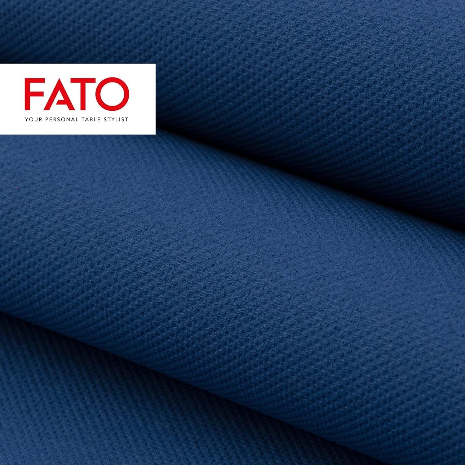 - Zachte en zachte papieren wegwerpdoekjes, 40 stuks zakdoekjes, maat 38X38, gevouwen in 4 2 lagen, nachtblauwe kleur, 100% puur cellulosepapier, FSC-gecertificeerd (pak van 3)