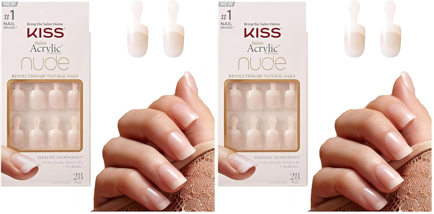 Kiss Nude Nails Amazing Nails (pak van 2)