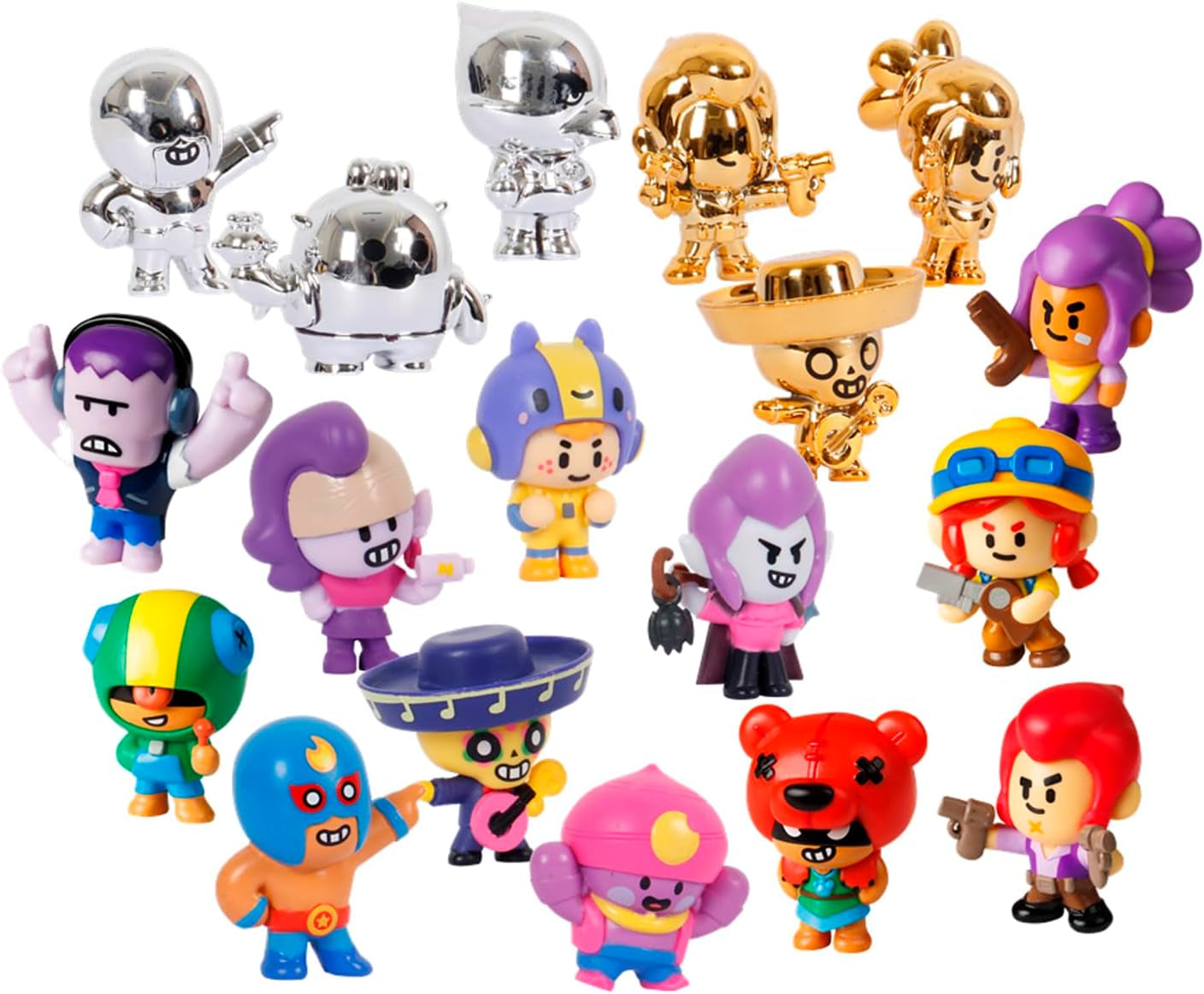 Bizak Brawl Stars 64112017-1 figuur 1 stuk 4 cm figuur in verrassingsdoos Multiplayer vechtspel Actiefiguren voor kinderen vanaf 3 jaar Naty Shop