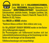 Nestlé NESQUIK Crunchy Brownie, knapperige ontbijtgranen met chocoladestukjes en een innovatieve vorm voor extra knapperigheid, verpakking van 7 (7 x 300 g)