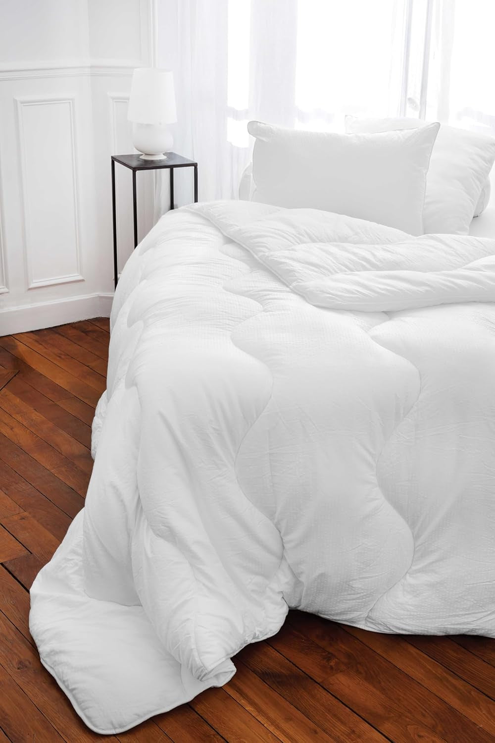 Toison D'Or Natuurlijk dekbed Silkydor, 380 satijnkatoen, 240 X 280 cm, wit Naty Shop dekbedden en dekbedden Queen White (U.K. Standard)