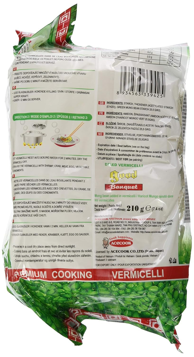 ACECOOK - Vermicelli met bonen GD - (1 X 210 GR)