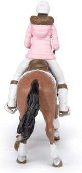 PAPO - Paardenfiguur - Rider Fashion Winter, passie voor paardrijden, speelgoed voor kinderen vanaf 3 jaar. Actiefiguren van Naty Shop