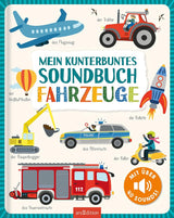 Mijn kleurboek met geluiden - Voertuigen: met meer dan 40 geluiden | Hoogwaardig geluidsboek met realistische voertuiggeluiden voor kinderen vanaf 24 maanden Baby Toys Naty Shop