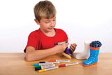 Baker Ross 'Wellies' keramische potten voor kinderen (2-pack)