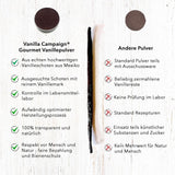 Premium vanillepoeder van echte vanillebonen, natuurlijk, suikervrij, geen toevoegingen, Fairtrade, veganistisch (40G zonder doos) van Vanilla Campaign® Flavours Naty Shop