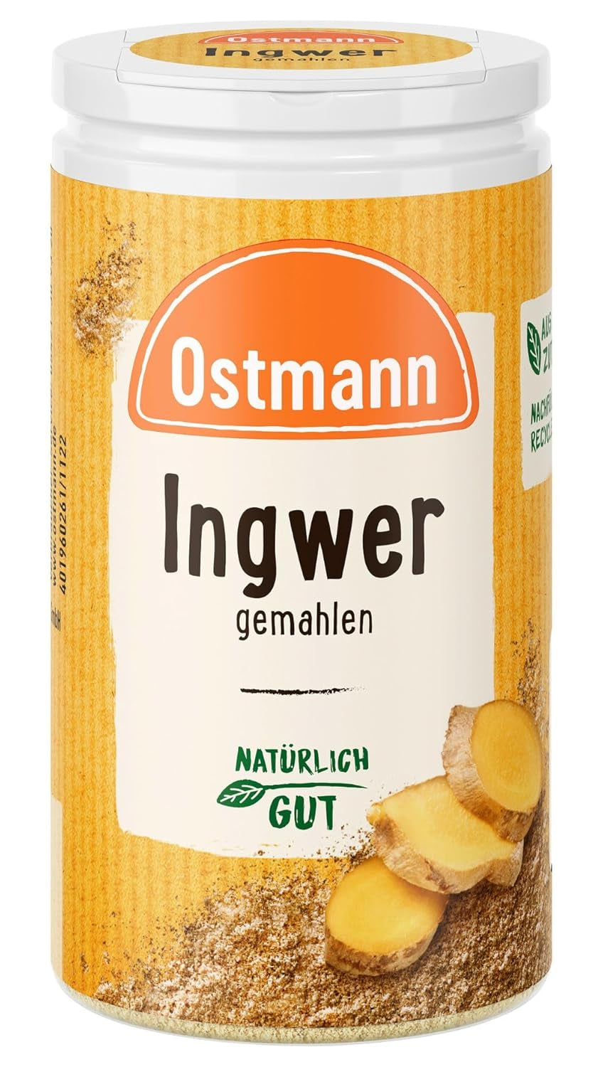 Ostmann Gewürze - Ingwer gemahlen | Nachfüllbare en recycleerbare verpakking | 30 g in de Streudose