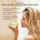 Intea Chamomile - Blonde Reflections Haarmasker - Hydrateert en voedt blond haar - 250 ML Naty Shop Haarmasker
