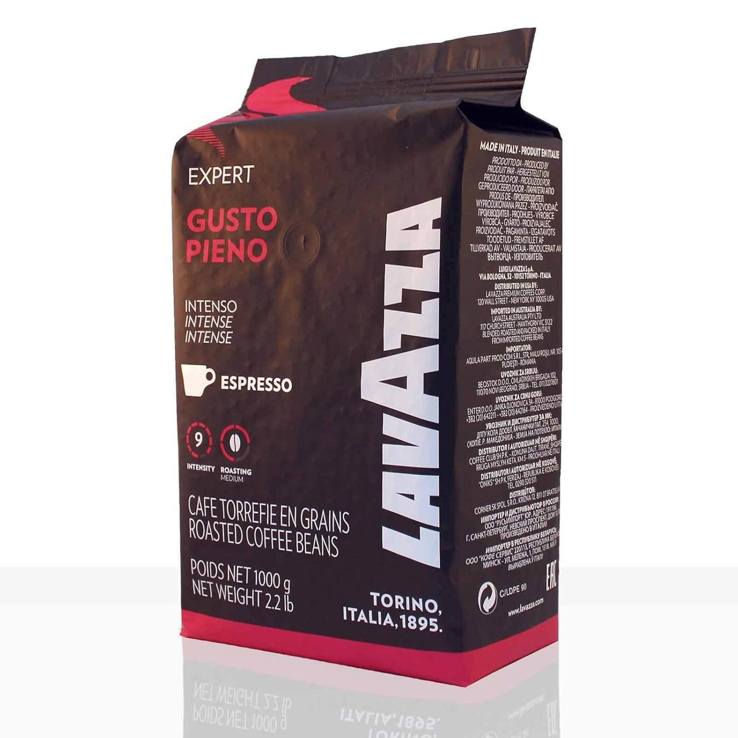 Lavazza - Expert Gusto Pieno bonen -1kg