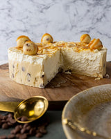 RUF Cookie Dough Cake Ohne Backen, Tortenboden Aus Keksteig Mit Frischkäse-Creme en Schokoladenstückchen, Inkl. Kuchenform, 1X325G Mengsel voor bakken en koken Naty Shop