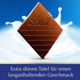 Lindt EXCELLENCE Extra romige melkchocolade | Reep 100g | Fijne, premium melkchocolade met een romige, melkachtige smaak | Intens en aanhoudend aroma | Chocolade geschenk
