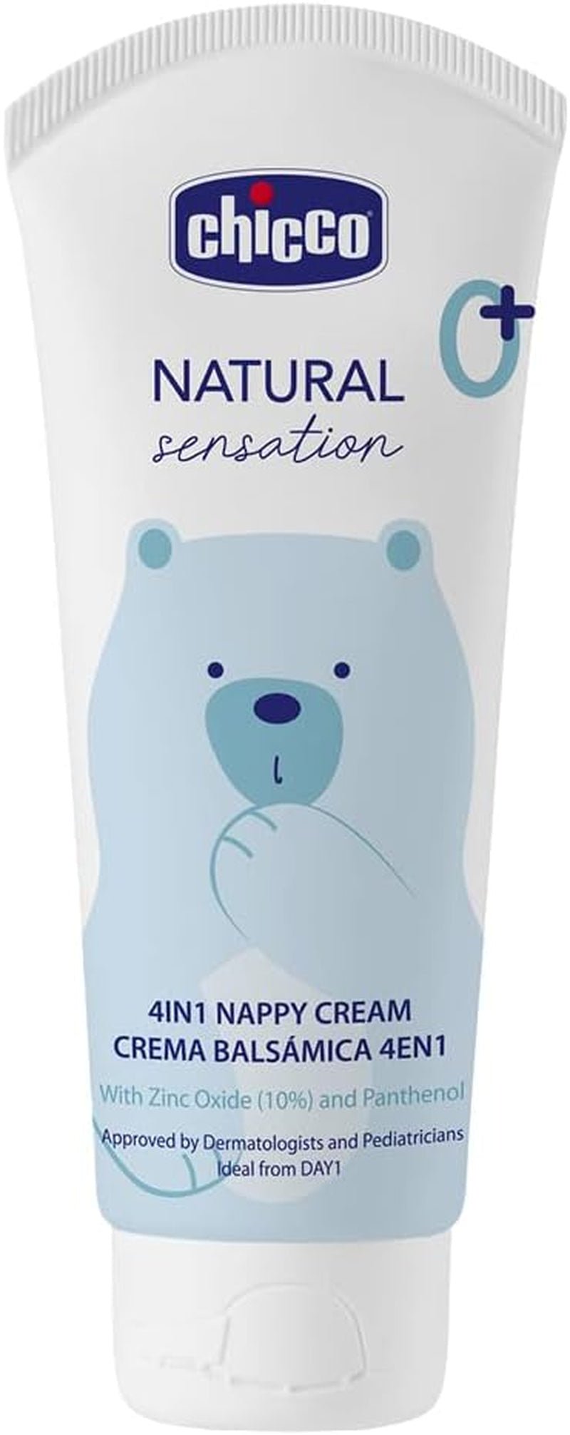 CHICCO NATURAL SENSATION - SET 2: 1 SHAMPOO EN BAD - NIET-DROOGEND 200 ML, 1 4IN1 VERANDERCRÈME 100 ML Kinderen - Bad en Huidverzorging Naty Shop