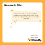 Bananenchips 1 kg | Krokante Plakjes Bananenchips Met Gedroogd Fruit | gezond tussendoortje met een heerlijke smaak | Naty Shop gedehydrateerde producten