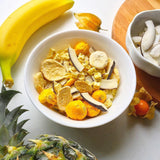 myfruits bananenchips (bananenschijfjes), gevriesdroogd, 100g, zonder toevoegingen, 100% bananen, gevriesdroogd fruit zonder toegevoegde suiker Gedroogde producten Naty Shop