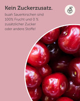 Gevriesdroogde bittere kersen BUAH® | Hele bittere kersen als tussendoortje of voor muesli | Ideale vervanger voor snoep | Veganistisch en zonder toegevoegde suiker | 135g Naty Shop gedehydrateerde producten