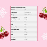 Gevriesdroogde kersen stukken 100g - Gevriesdroogd fruit - Gevriesdroogd gedroogd fruit - Gedroogde bittere kersen - Ideaal voor het bakken, decoreren van taarten, snacks, muesli en desserts Gedroogde producten Naty Shop