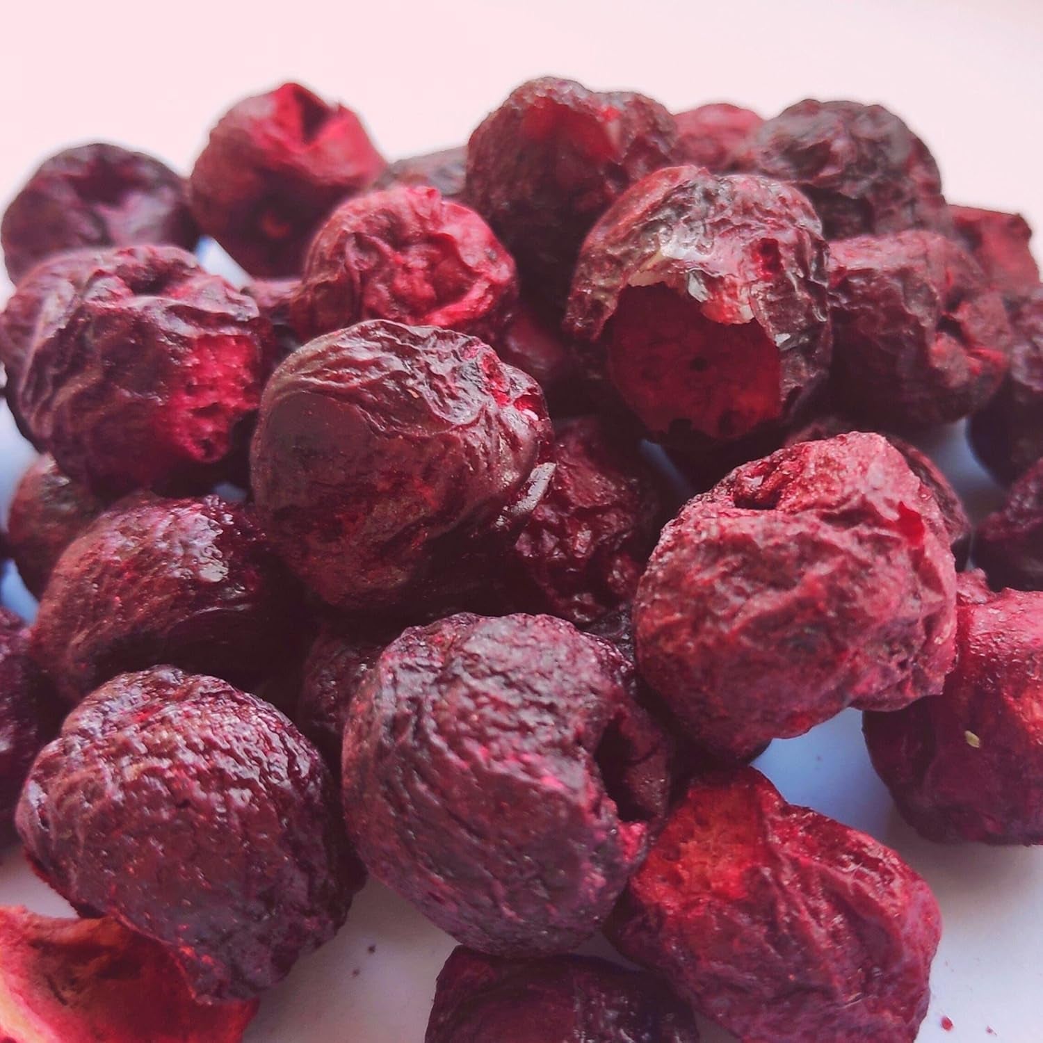Gevriesdroogde kersen | Gedroogde zure kersen | Gevriesdroogd fruit | Gevriesdroogd gedroogd fruit | Gevriesdroogd fruit Gedroogde kersen | Bont Smoothie Gevriesdroogd fruit (90g) Gedroogde producten Naty Shop