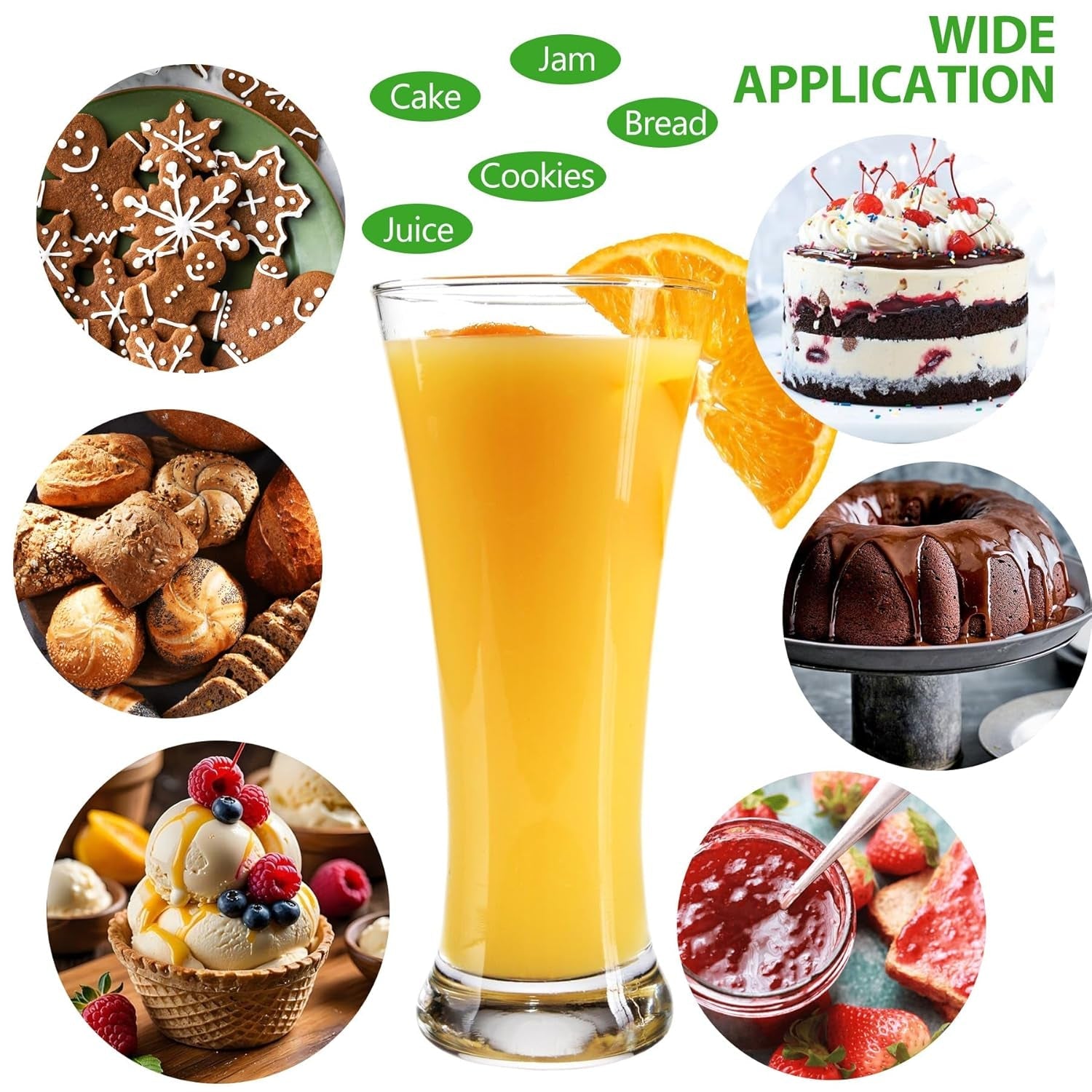 CMC-poeder 255 g - 100% puur CMC-poeder, voedselverdikkingsmiddel, ijsstabilisator, Tylo-poeder voor fondant, cakes, ijs, diepvriesproducten, snoep, yoghurt, kauwgompasta Naty Shop suikerpasta