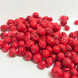 Gevriesdroogde hele rode bessen 100g - Gevriesdroogd fruit - Gevriesdroogd gedroogd fruit - Rode bessen voor het bakken, decoreren van taarten, snacks, muesli, desserts Gedroogde producten Naty Shop