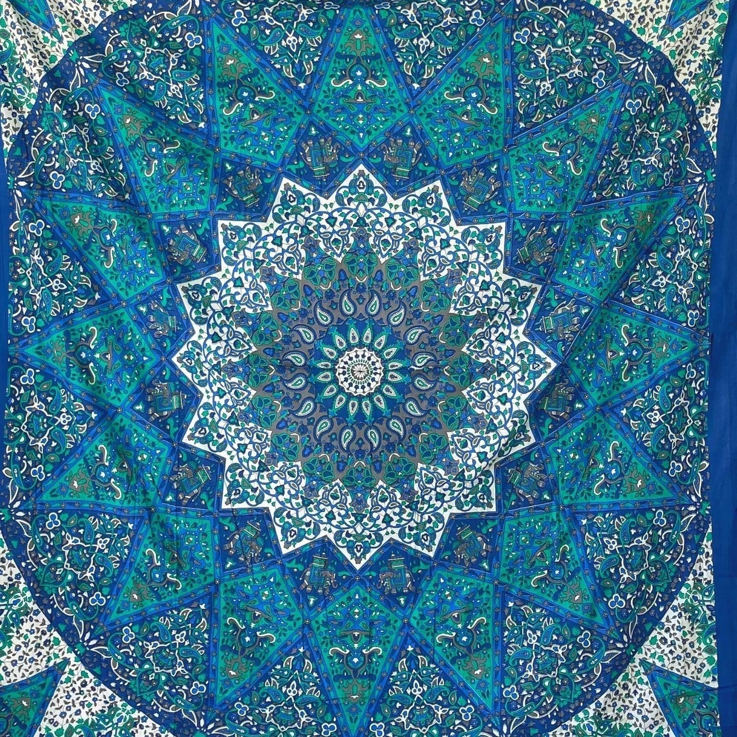 Momomus vloerkleed groot picknickdeken strand dun afstotend Home - Accessoires en Decoratie Naty Shop Blauw 230L X 210B Cm