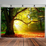 Tapijt wandtapijt bos canvas boom zon hemel Woonaccessoires en Decoratie Naty Shop