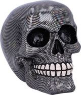 Holografisch zilveren visnetschedel Zilver Holografische visnetschedelornament Zilver 16,5 cm Beeldjes en sculpturen Naty Shop Standaardtitel
