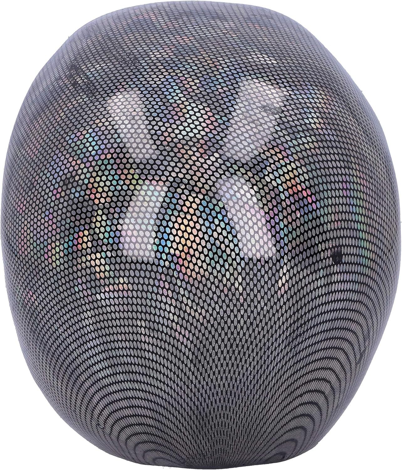 Holografische zilveren visnetschedel Zilveren holografische visnetschedelornament Zilver 16,5 cm Beeldjes en sculpturen Naty Shop