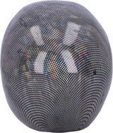 Holografische zilveren visnetschedel Zilveren holografische visnetschedelornament Zilver 16,5 cm Beeldjes en sculpturen Naty Shop
