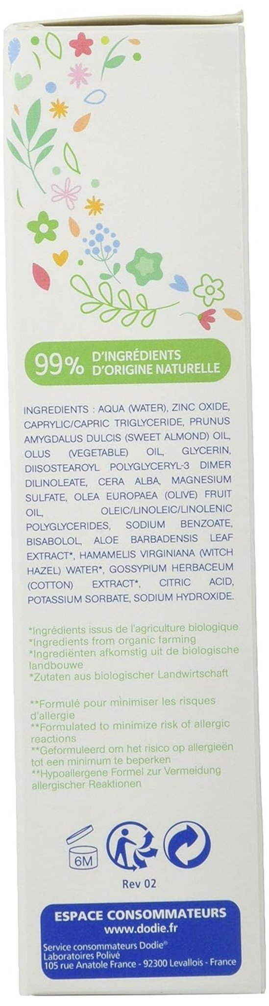 Vervangende crème, geurvrij, vanaf de geboorte, 75 ml Kinderen - Bad- en huidverzorging Naty Shop
