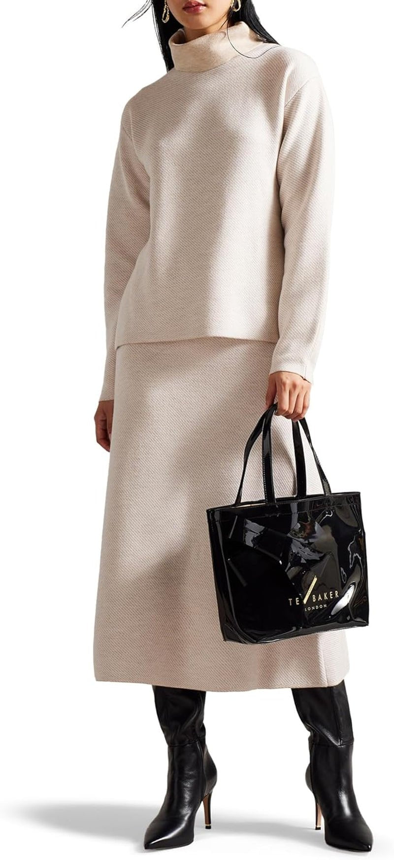 Ted Baker Nikicon vinyl strik-shopper damestassen Dames Naty Shop