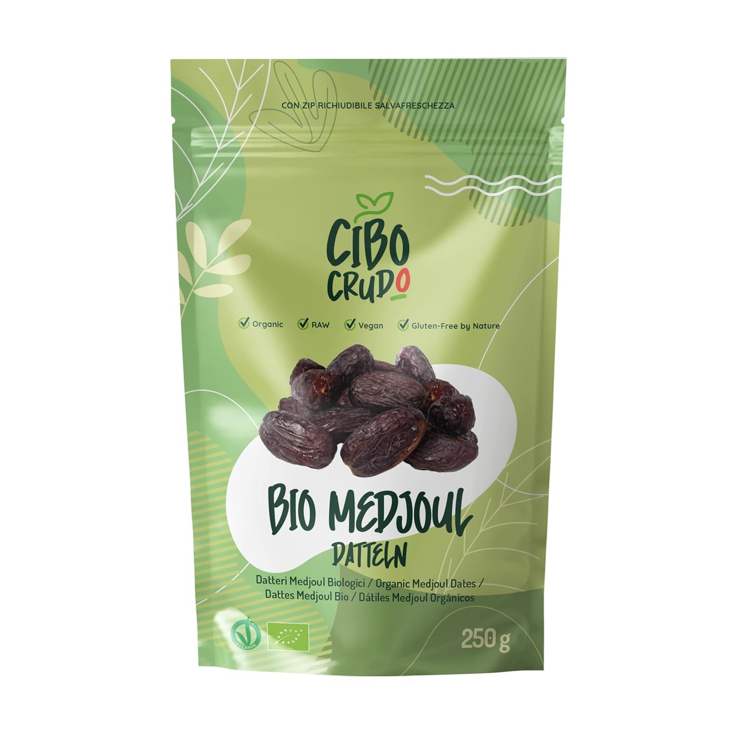 Deglet Nour Bio pitloze dadels - 500g. Natuurlijke biologische Deglet Nour gedroogde dadels. Gedroogde dadels. Gedehydrateerde producten Naty Shop 250G Dadels Medjool